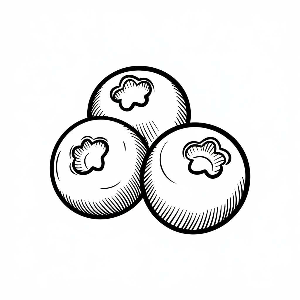 Yaban mersini ücretsiz yazdırılabilir Boyama Sayfası