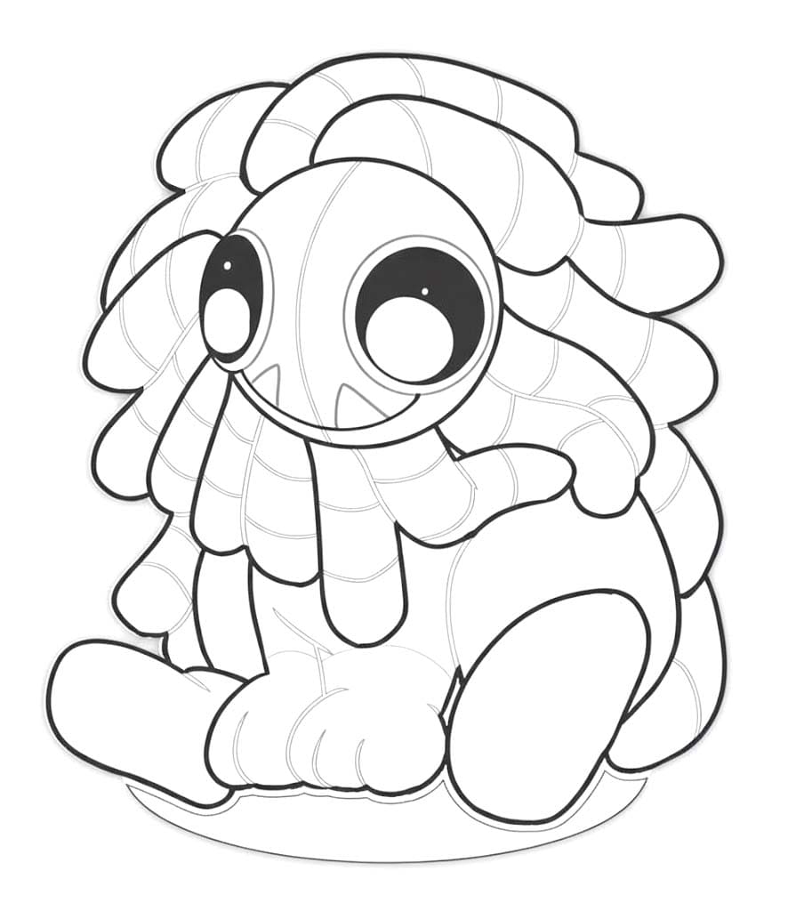 Yarnaby çocuklar için temel Boyama Sayfası