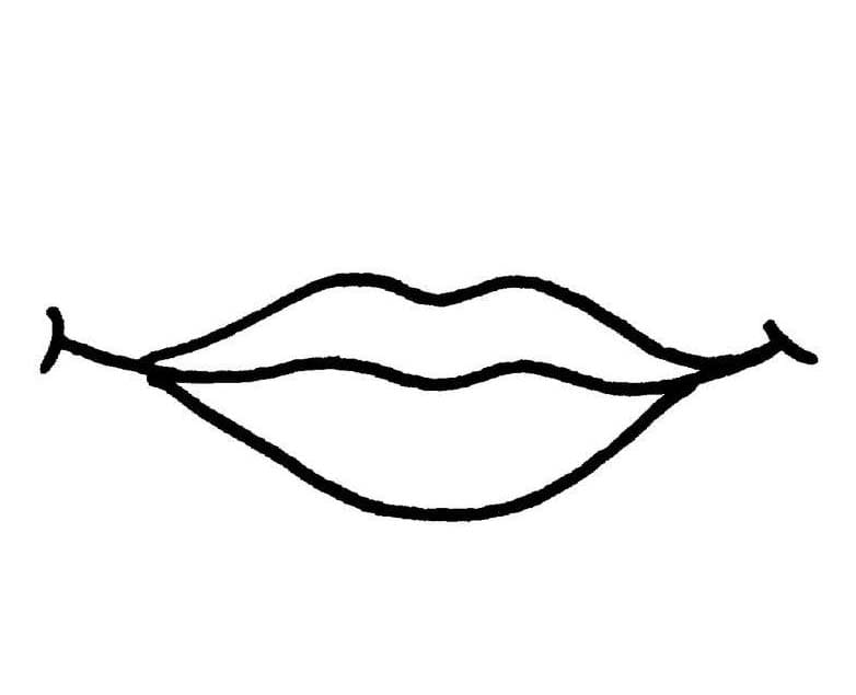 Yazdırılabilir Ağız Boyama Sayfası