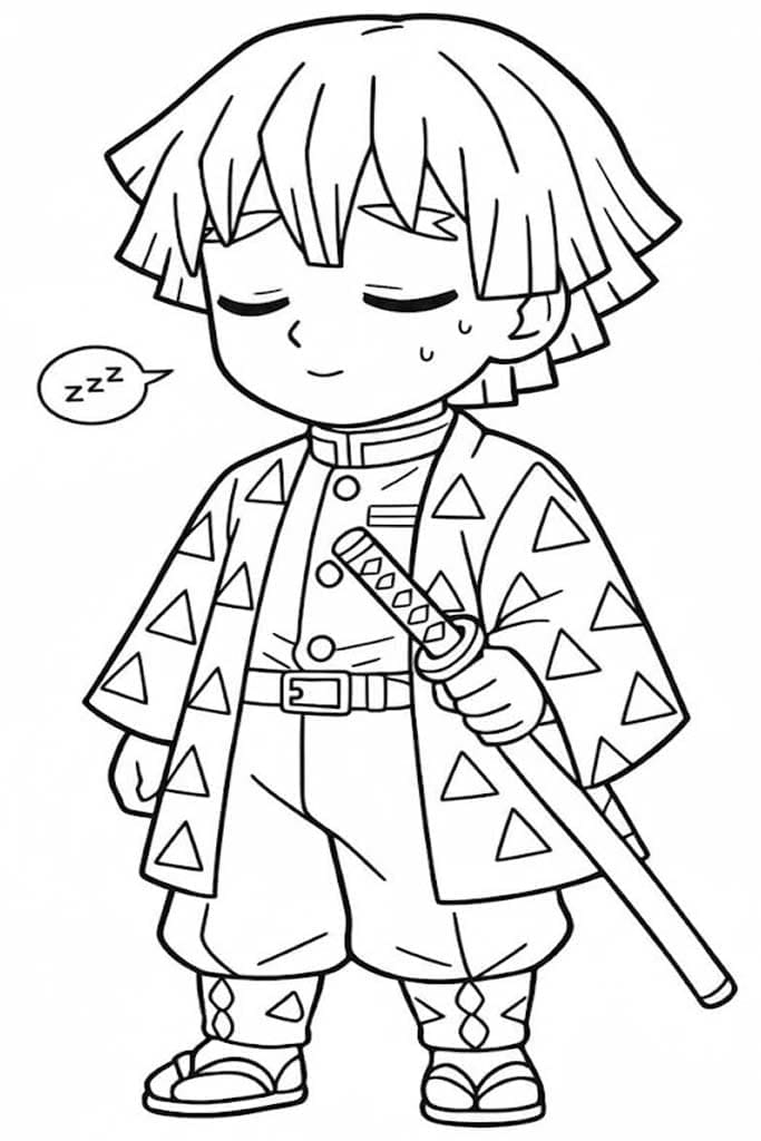 Yazdırılabilir Anime Oğlanları Çizim Boyama Sayfası