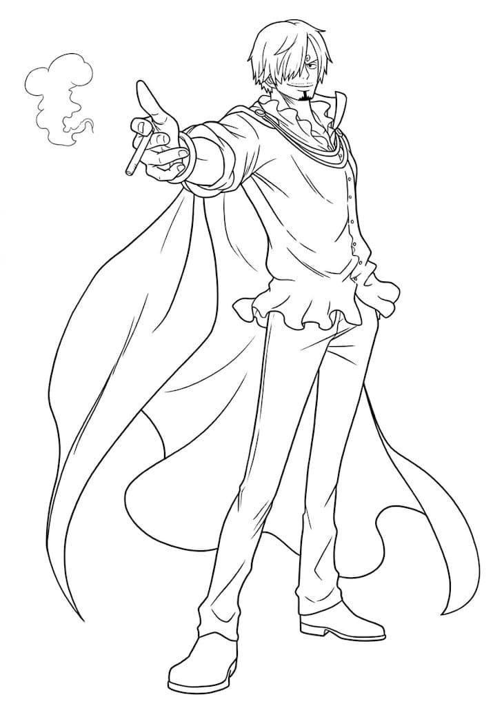 Yazdırılabilir Anime Oğlanları Boyama Sayfası