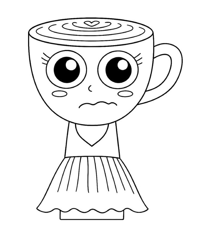 Yazdırılabilir Ballerina Cappuccina Çiz Boyama Sayfası