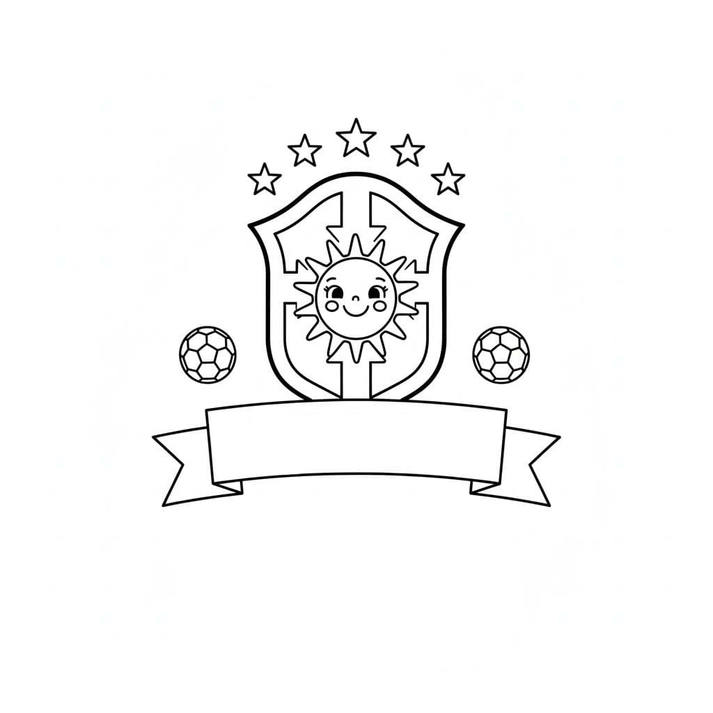 Yazdırılabilir Brezilya Boyama Sayfası