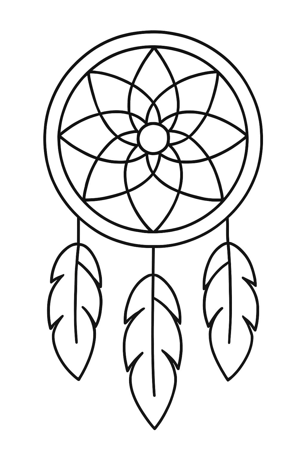 Düş Kapanı Boyama Sayfaları