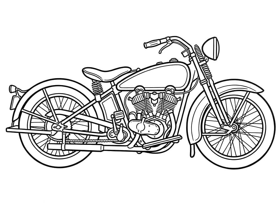 Yazdırılabilir Harley Davidson