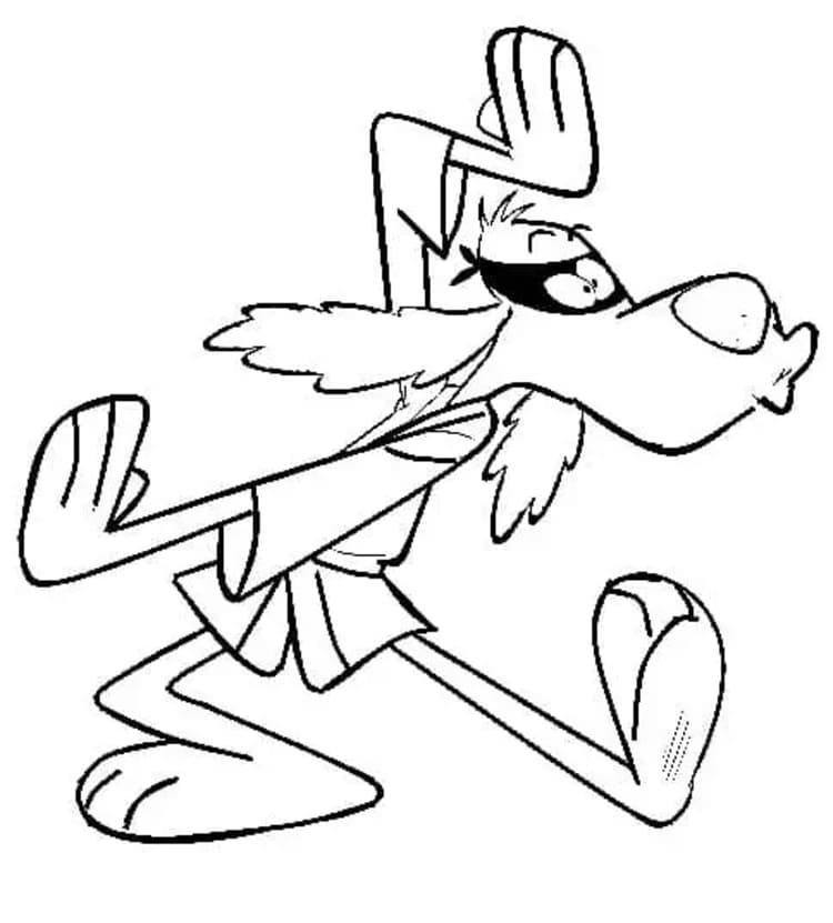 Yazdırılabilir Hong Kong Phooey resim Boyama Sayfası