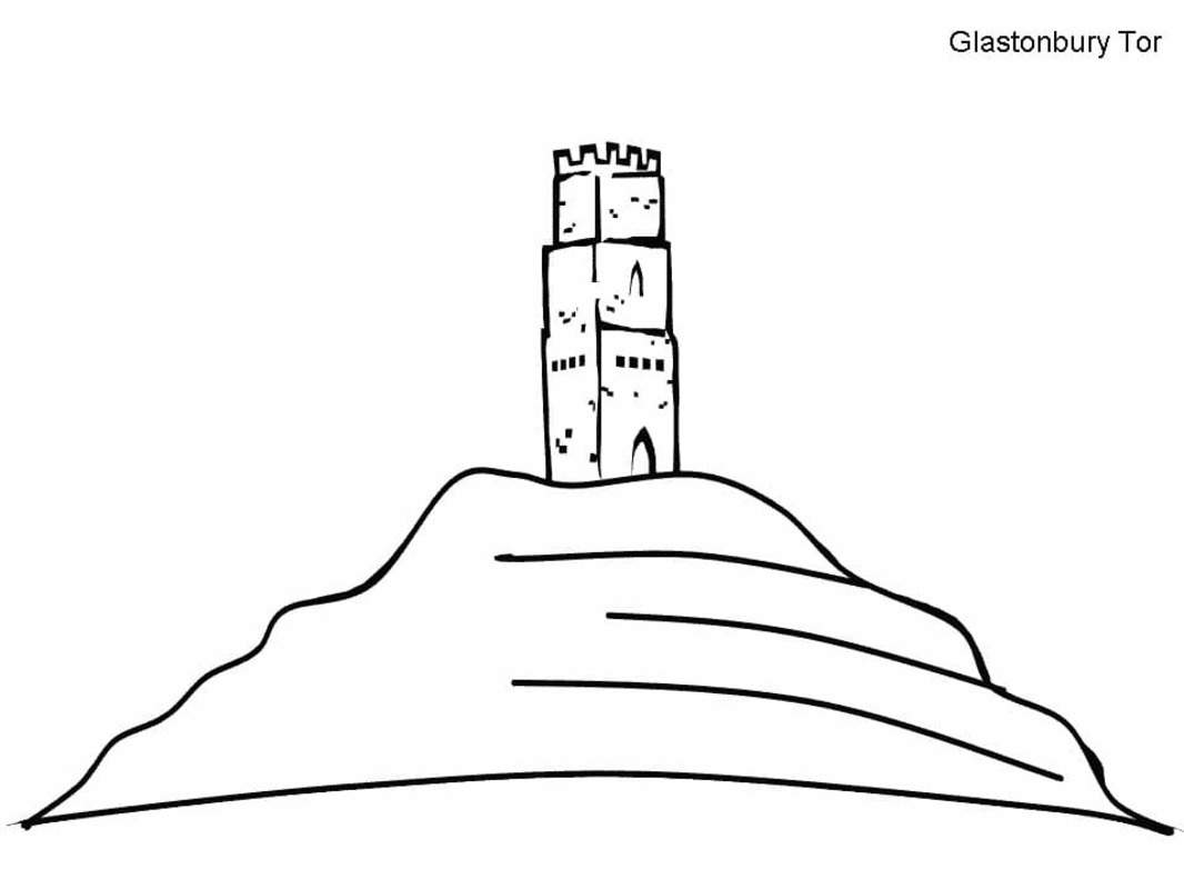 Yazdırılabilir İngiltere Boyama Sayfası