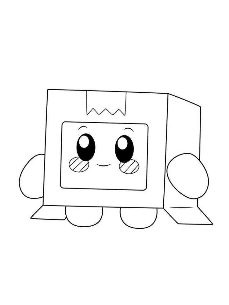 Yazdırılabilir LankyBox Boyama Sayfası