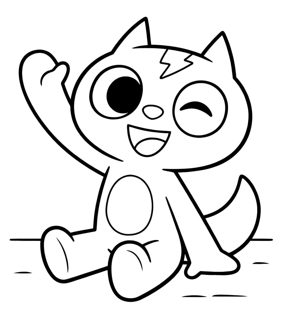 Yazdırılabilir Miniforce Çizim Boyama Sayfası