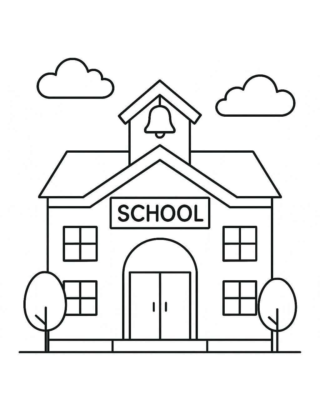 Yazdırılabilir Okul Boyama Sayfası