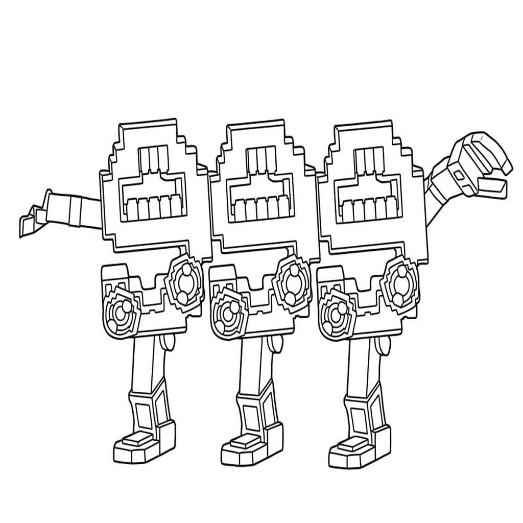 Yazdırılabilir Plants vs Brainrots Çizim Boyama Sayfası