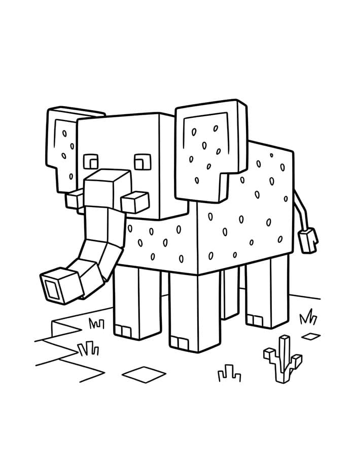 Strawberry Elephant Boyama Sayfaları