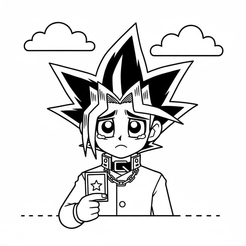 Yazdırılabilir Yu-Gi-Oh Boyama Sayfası