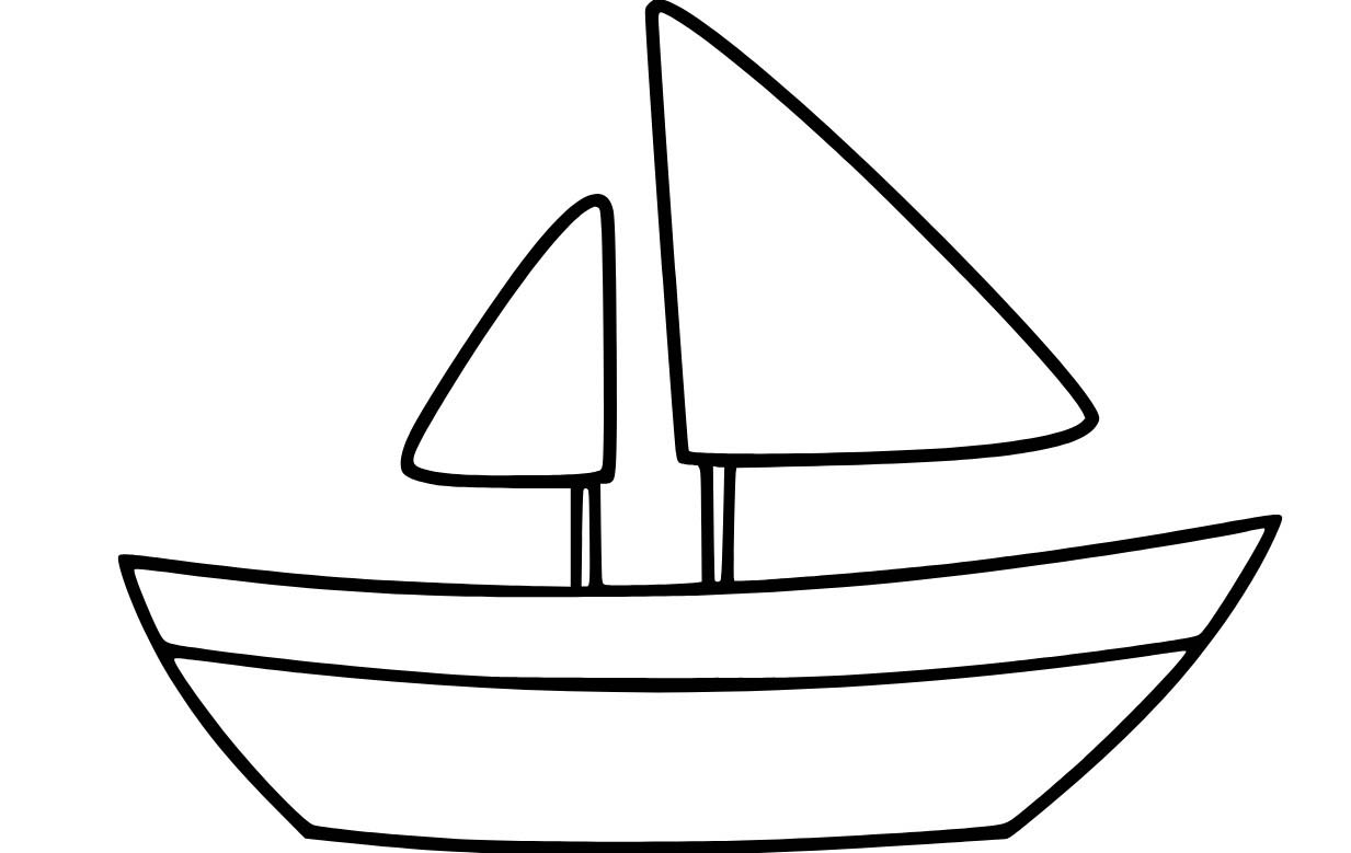 Yelkenli 8 Boyama Sayfası