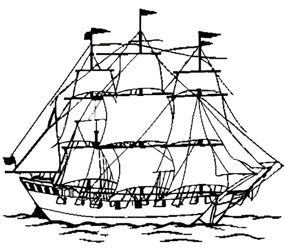 Yelkenli çocuklar için yazdırılabilir Boyama Sayfası