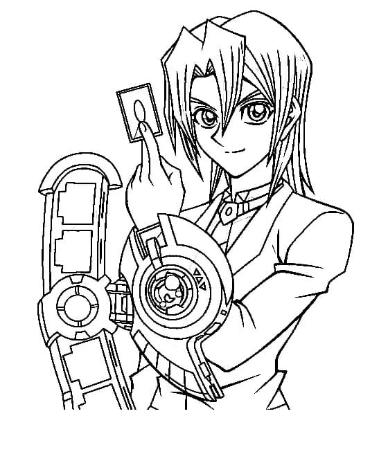 Yu-Gi-Oh Ücretsiz Yazdırılabilir Boyama Sayfası