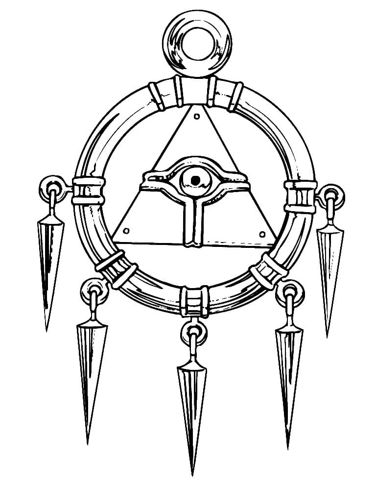 Yu-Gi-Oh Yazdırılabilir Boyama Sayfası