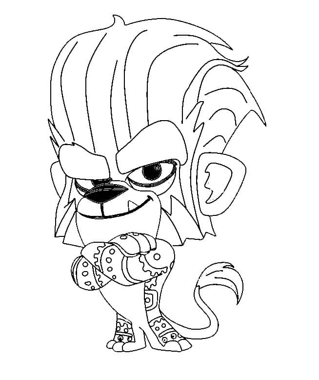 Zooba çocuklar için ücretsiz yazdırılabilir Boyama Sayfası