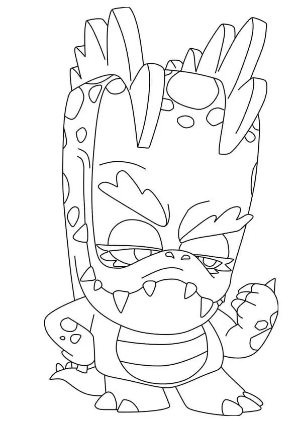 Zooba çocuklar için yazdırılabilir Boyama Sayfası