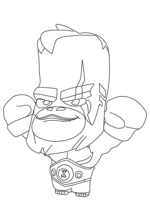 Zooba çocuklar için Boyama Sayfası