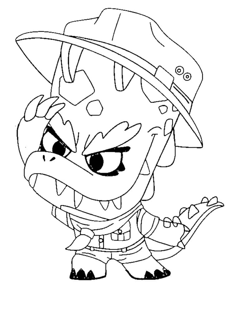 Zooba resim Boyama Sayfası