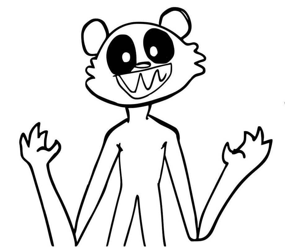 Zoonomaly Çizim Boyama Sayfası