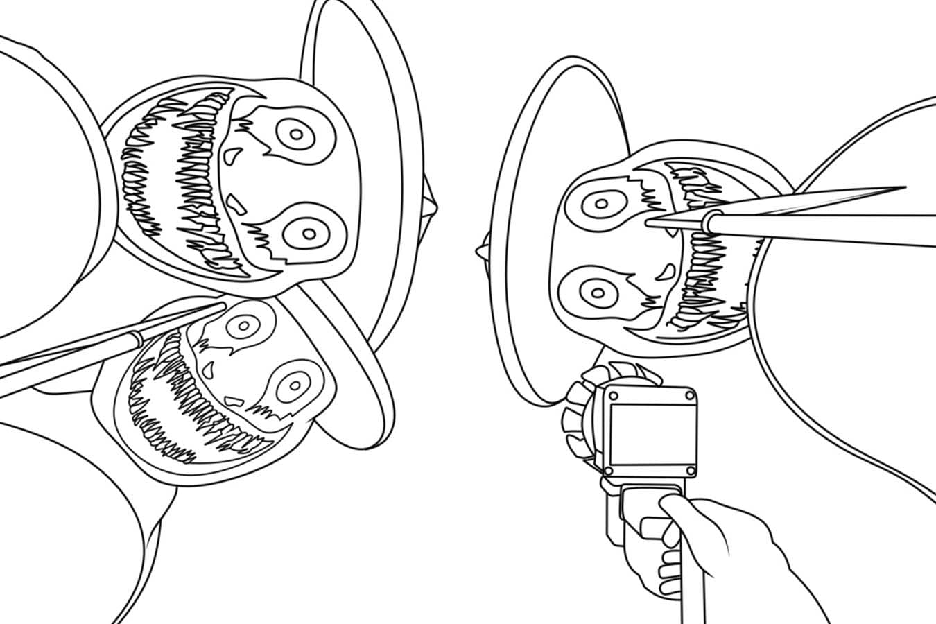 Zoonomaly Ücretsiz Çiz Boyama Sayfası