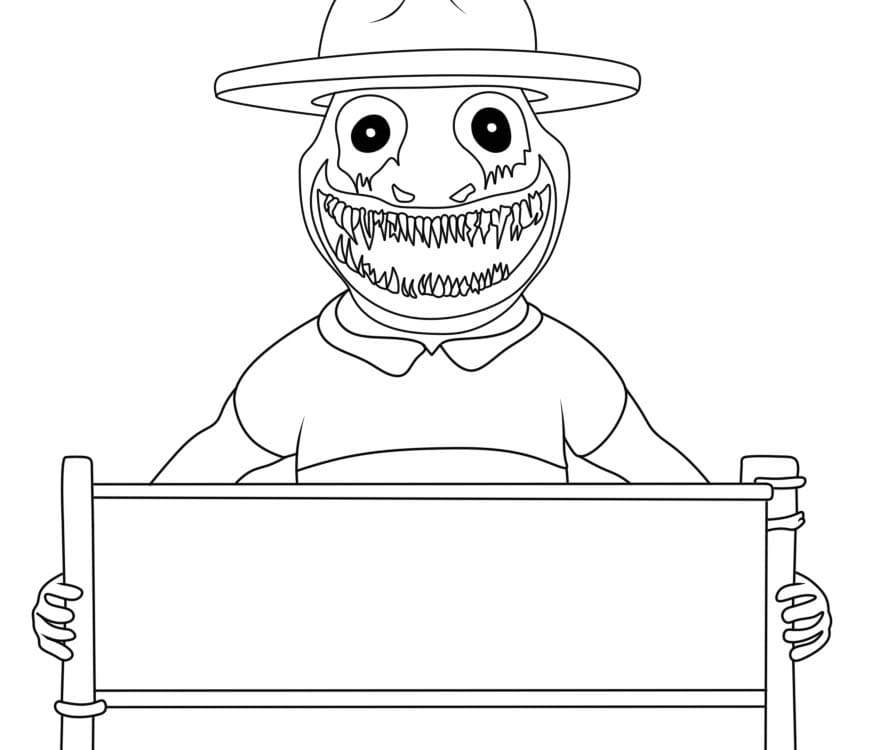 Zoonomaly Ücretsiz Yazdırılabilir Çiz Boyama Sayfası