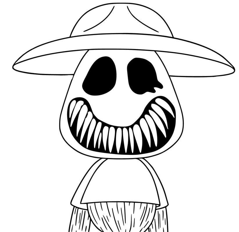 Zoonomaly basit Boyama Sayfası