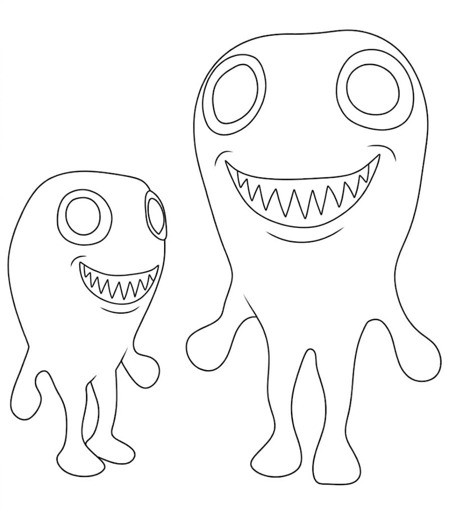 Zoonomaly yazdırılabilir Boyama Sayfası