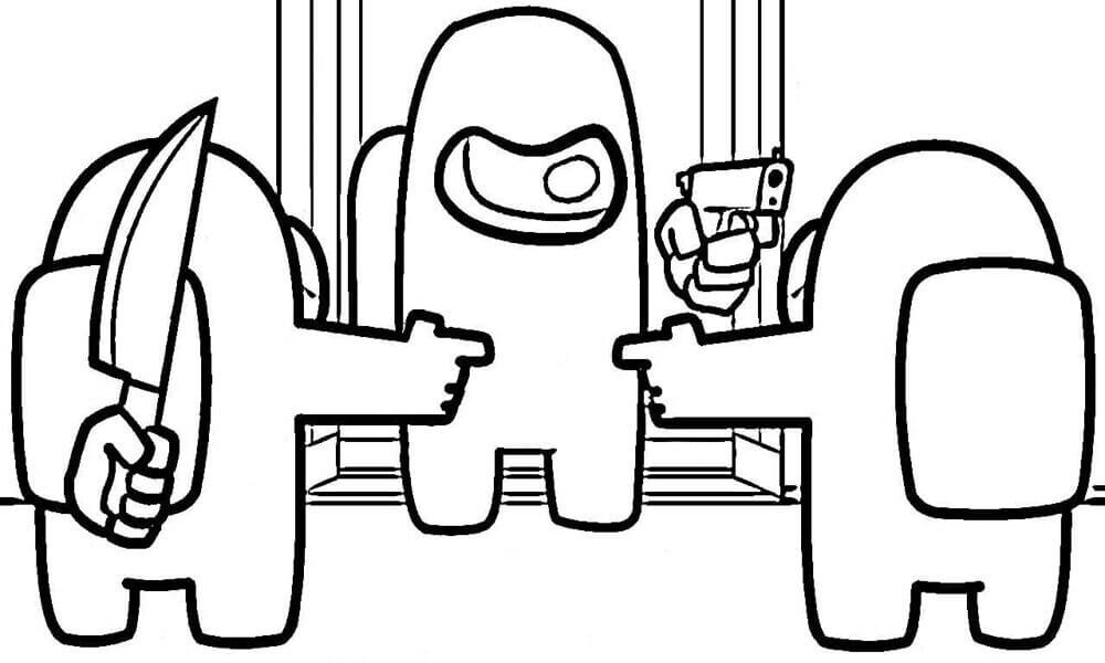 among us coloring pages pdf