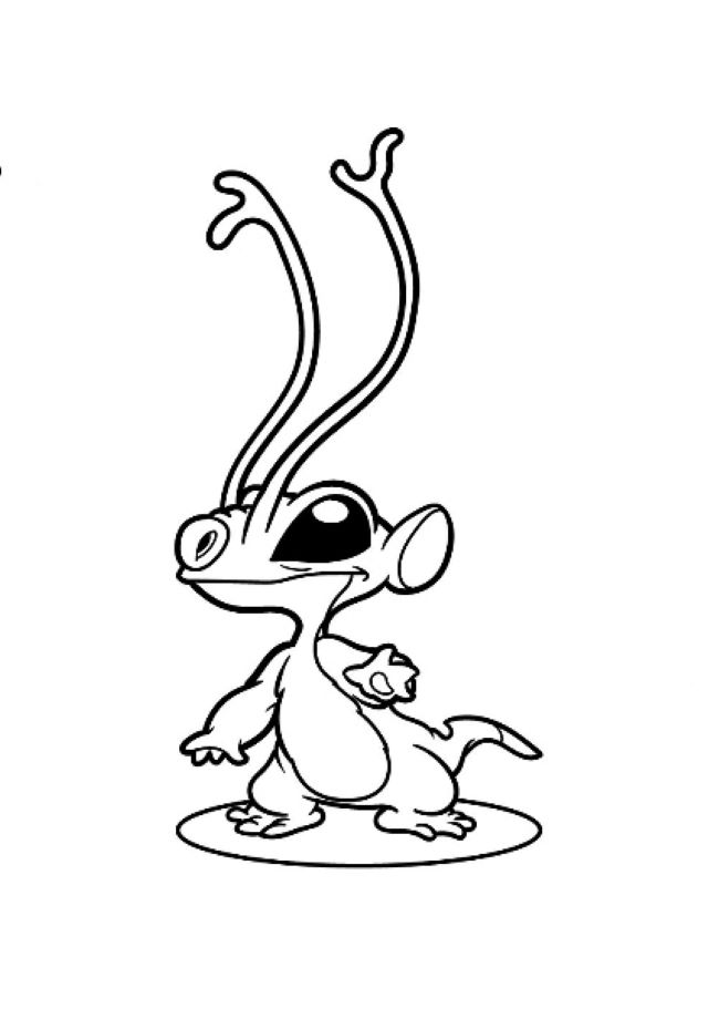 Lilo And Stitch Sparky Coloring Pages | My XXX Hot Girl